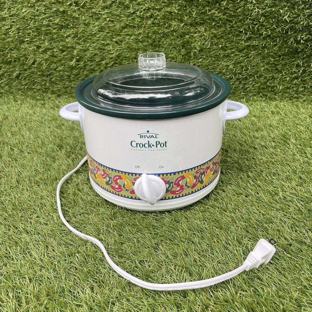 Rival 2-quart Slow Cooker Crock Pot Model 3122CH Chili Pepper Design With Box